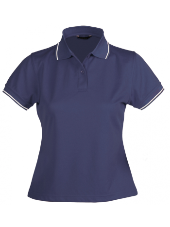 Stencil Lightweight Cool Dry 1110d Ladies SS Polos