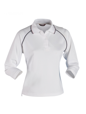 Stencil Cool Dry LS 1140 Ladies 3S 4S Long Sleeve Polos