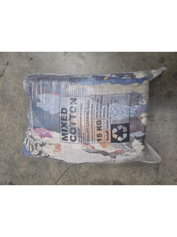 Medium/Heavy Cotton Rag Wiper 15kg Rag