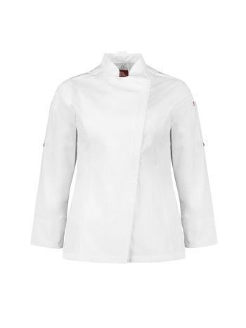 Biz Collection Womens Alfresco Long Sleeve Chef Jacket