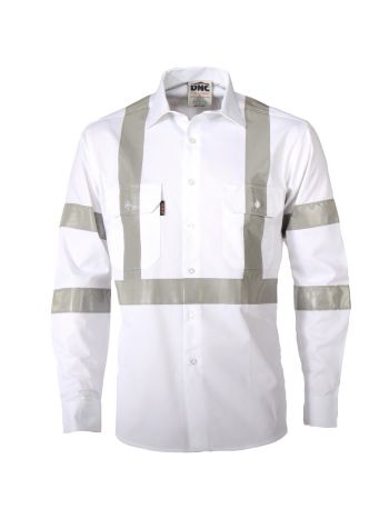 DNC Rta Night Worker White Shirt With Csr R-tape