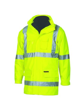 DNC HiVis Cross Back D-N 6 in 1 jacket -Outer Jacket and Inner Vest can be sold separately