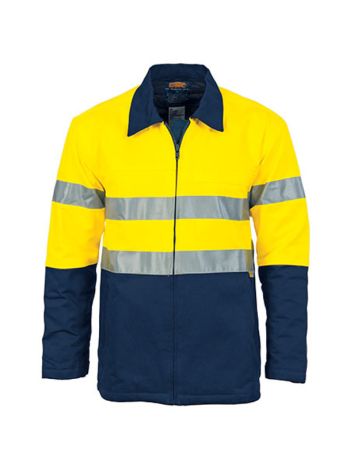 DNC HiVis Two Tone Protect or Drill Jacket with 3M R- Tape