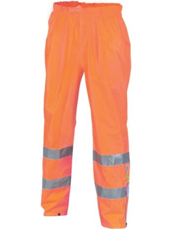 HiVis Day/Night Breathable Rain Pants with 3M Reflective Tape