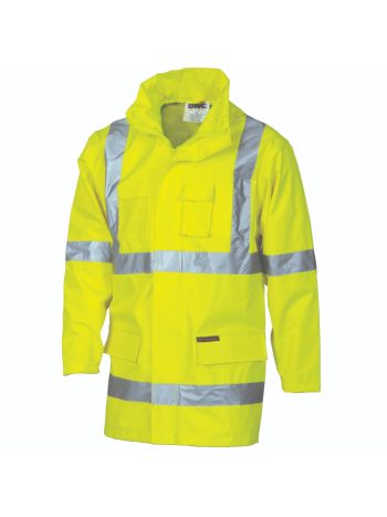 HiVis Cross Back Day & Night 2-in-1 Rain Jacket