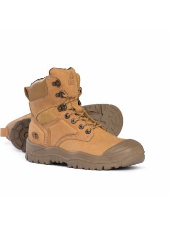 Mongrel Boots High Leg Lace Up Boot With Scuff Cap