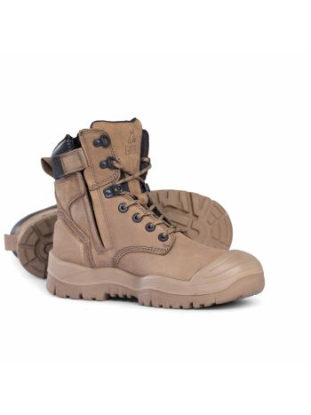 Mongrel Boots High Leg Zipsider Boot With Scuff Cap