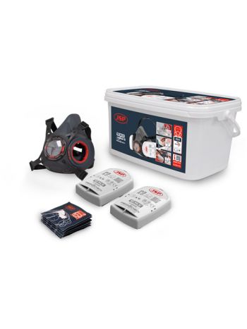Force Typhoon 8 Half Mask Respirator Asbestos/Silica/Dust Kit With P2 Filters