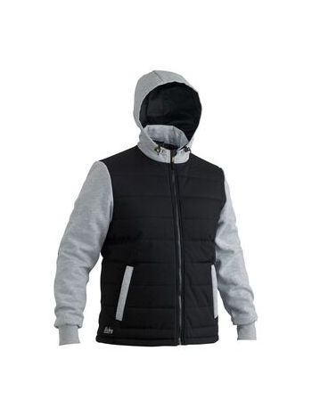 Flx & Move Contrast Puffer Fleece Hooded Jacket