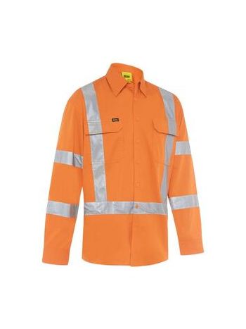 X Taped Biomotion HiVis Cool Lightweight Drill Shirt