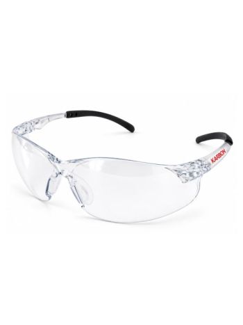 KARBON Anti-Scratch Safety Glasses Clear Lens 12/Box