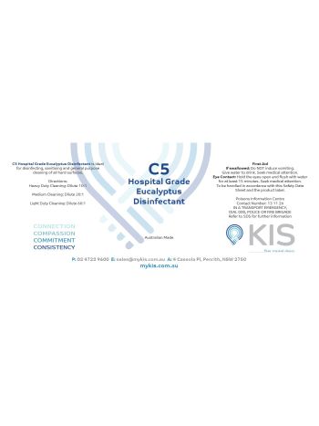 KIS-C5 Label 500ml Bottle