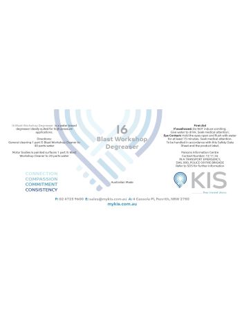 KIS-I6 Label