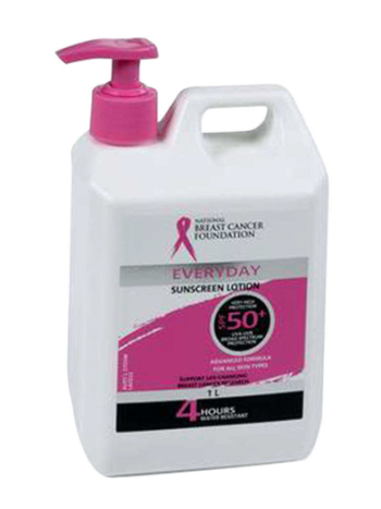 Force360 NBCF SPF50+ Everyday Sunscreen 1L with Pump