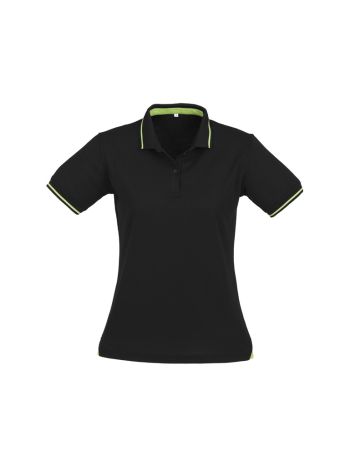 Biz Collection Womens Jet Short Sleeve Polo