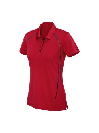 Biz Collection Womens Cyber Short Sleeve Polo
