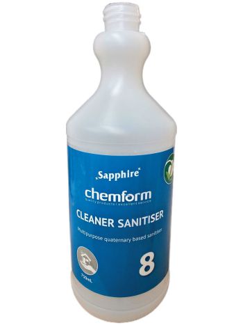 Sapphire #8 Cleaner Sanitiser Spray Bottle