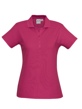 Biz Collection Womens Crew Short Sleeve Polo