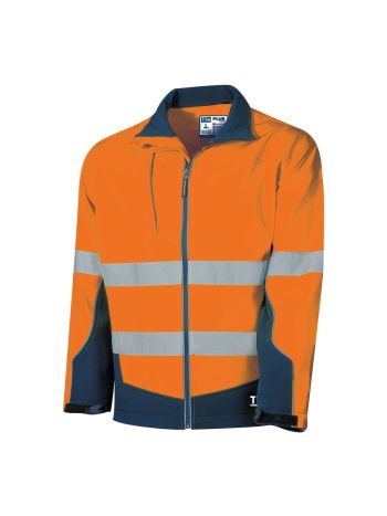 Tru Workwear Softshell Full Zip Jacket With Reflective Tape