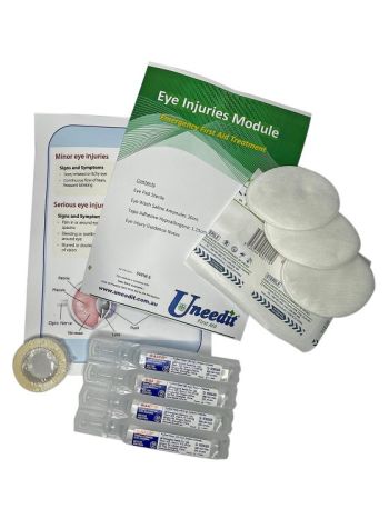 F.A.KIT: MODULE SAFE WORK AUSTRALIA EYE INJURY COMPLETE