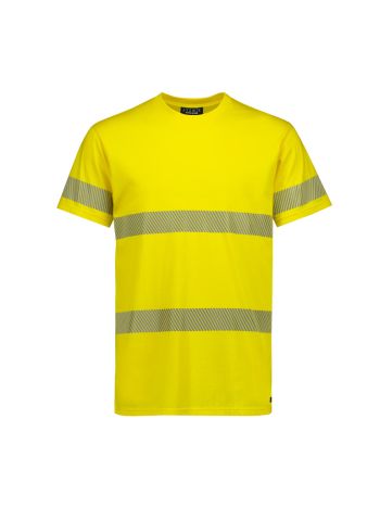 Mens Hi Vis Segmented Tape Cotton Tee Shirt