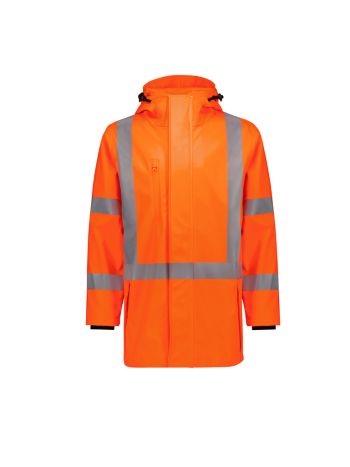 Mens Hi Vis X Back Heavy Duty Waterproof Jacket