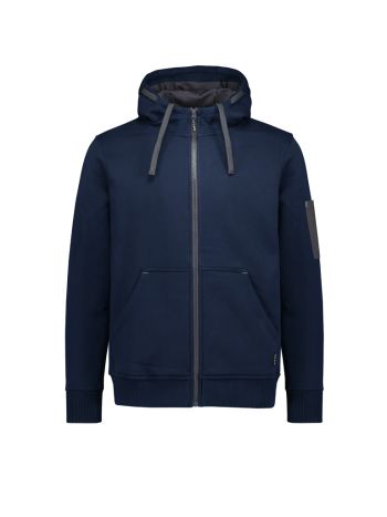 Unisex Zip Front Multi-Pocket Hoodie